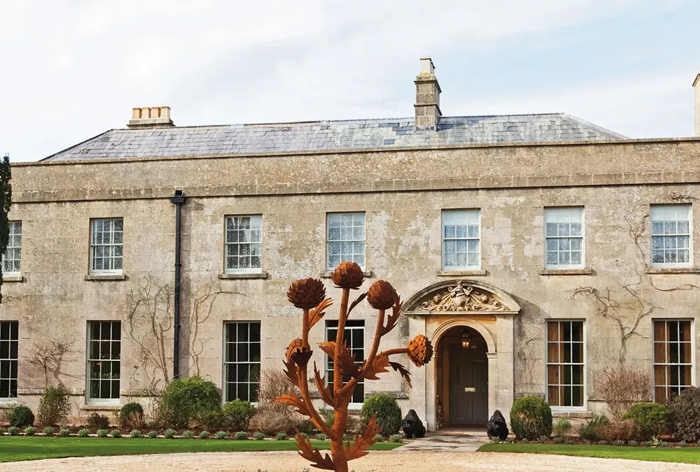 Exterior of old West Country home now converted to a Hotel